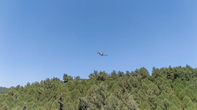 İzmir de kaçak moloz dökenlere dronlu takip!