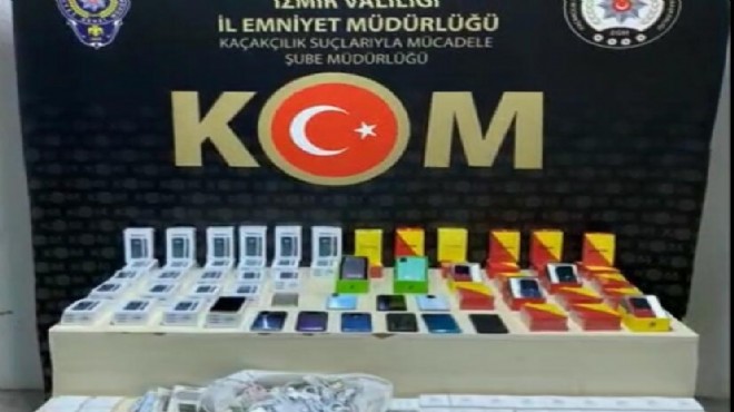 İzmir'de kaçakçılık operasyonu!