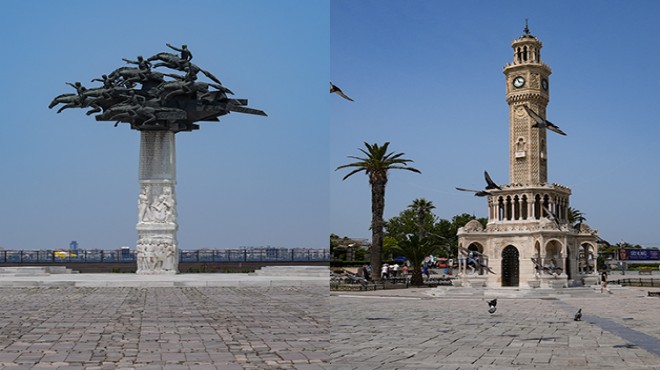 İzmir'de kent merkezinde bayram sessizliği hakim