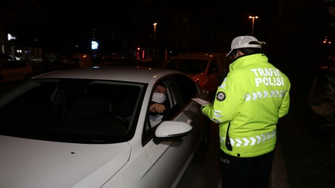 İzmir'de kısıtlamalara uymayan 1044 kişiye ceza