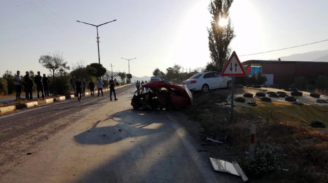 İzmir'de korkunç kaza: 1 ölü