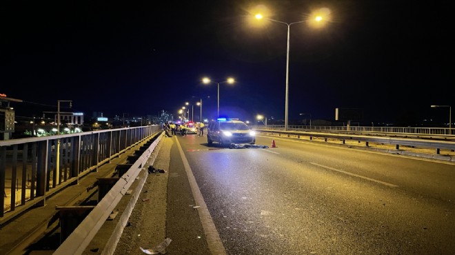 İzmir'de korkunç kaza: Motosiklet sürücüsü yaşamını yitirdi