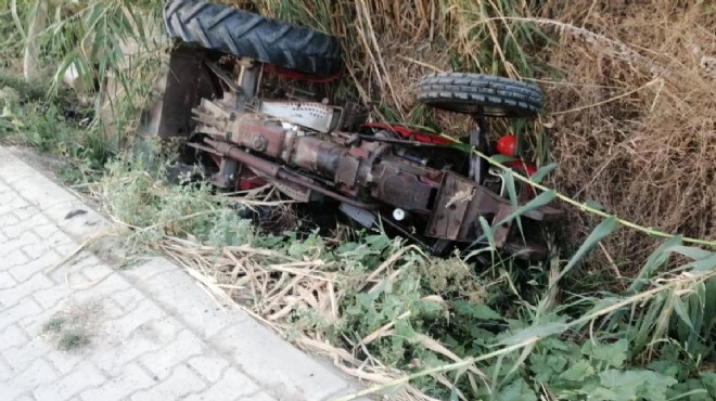 İzmir'de korkunç kaza: Traktörün altında kalarak can verdiler!