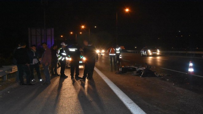 İzmir de korkunç son: Motosiklet sürücüsü...