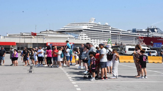 İzmir de kruvaziyer turizminin 12 aylık  çöküş  raporu!