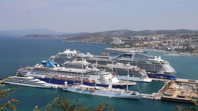 İzmir de kruvaziyer turizminin çöküş tablosu!