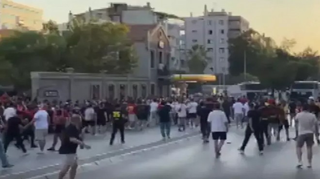 İzmir de maç öncesi gerginlik