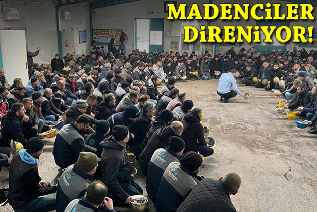 İzmir'de maden işçileri direniyor!