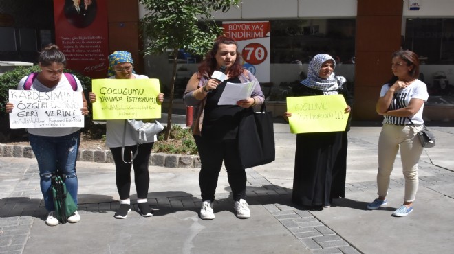 İzmir de mahkum yakınlarından af çağrısı