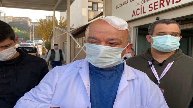 İzmir'de maske uyarısı yapan doktora taşlı saldırı