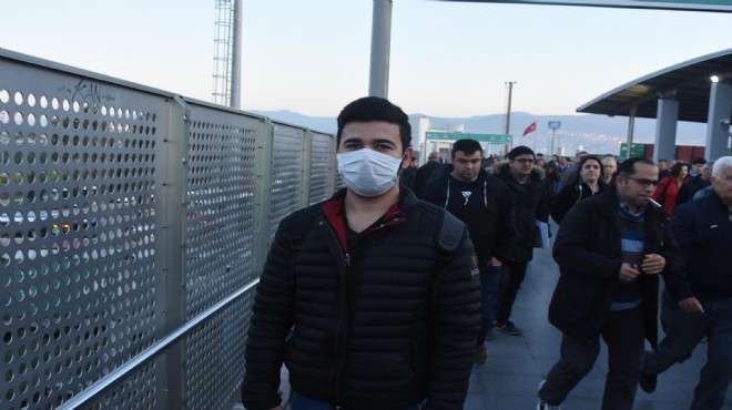 İzmir'de maskeli günler!