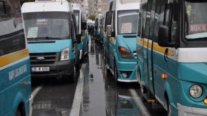 İzmir'de minibüs ücretlerine zam geldi