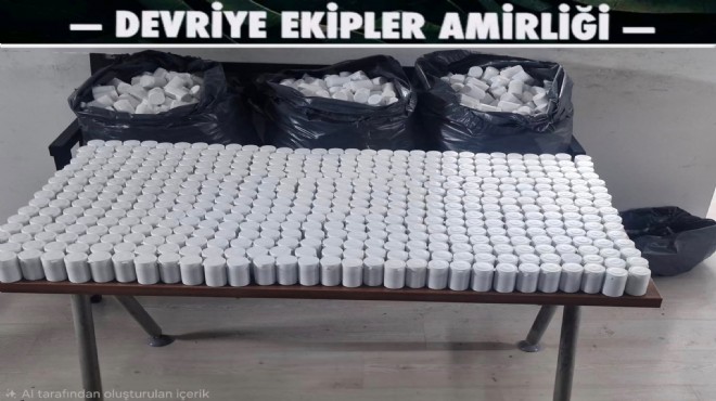 İzmir de nefes kesen kovalamaca: On binlerce zehir çıktı!