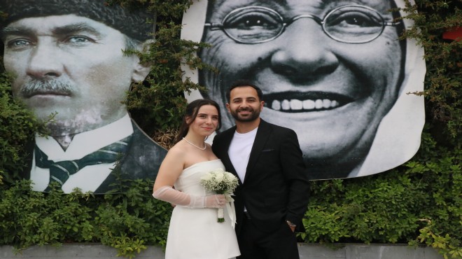 İzmir de nikah salonlarında  25.05.2025  yoğunluğu