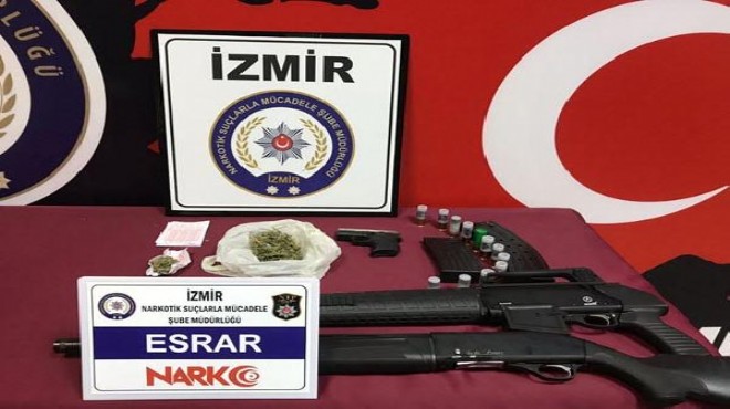 İzmir'de operasyon: 2 zehir çetesi çökertildi!