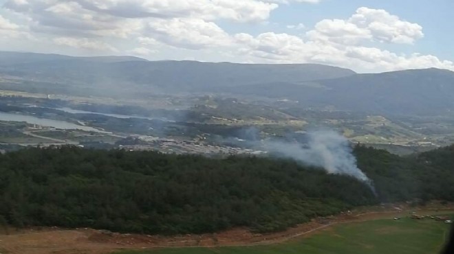 İzmir'de orman yangını