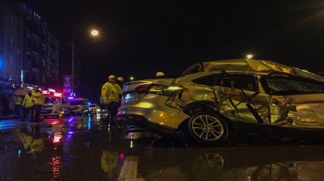 İzmir de feci kaza: Olay yerinde hayatını kaybetti