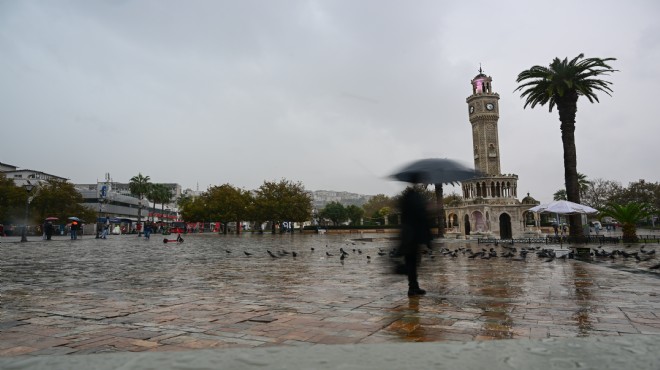 İzmir de sağanak günler!