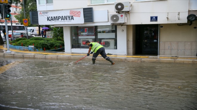 İzmir de sağanak kabusu!