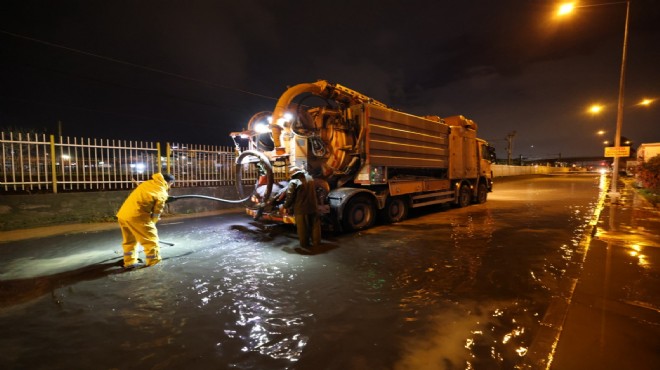 İzmir de sağanak seferberliği!