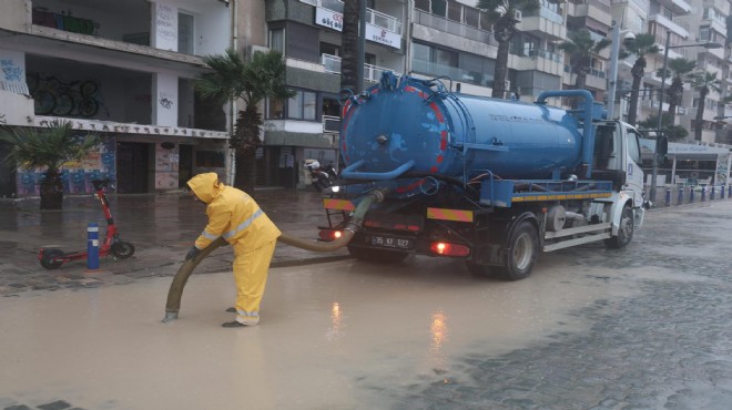 İzmir de sağanak teyakkuzu!