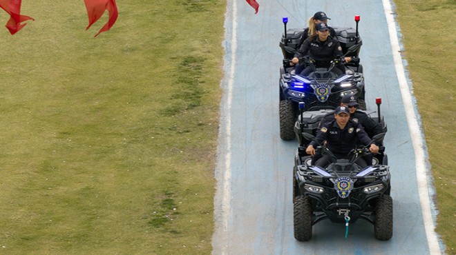 İzmir de sahil bandının güvenliği ATV li polislere emanet