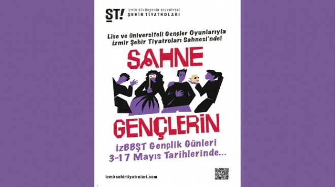 İzmir de sahne gençlerin!