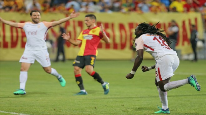 İzmir de sarı-kırmızılı gece: Şampiyon Galatasaray, alkışlar Göztepe ye!