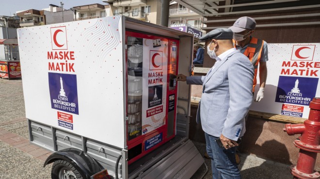 İzmir'de seyyar maskematik dönemi!