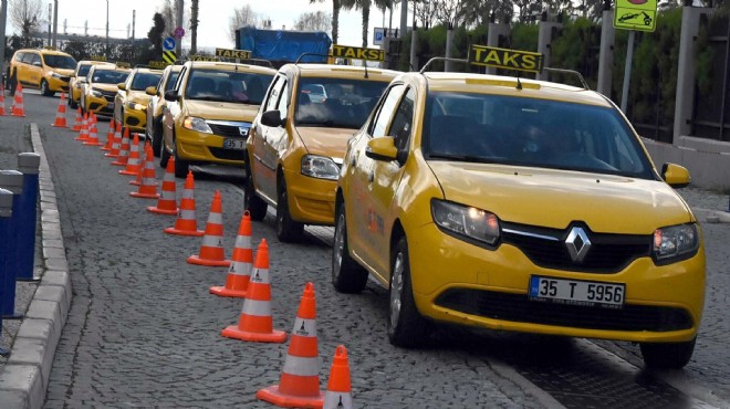 İzmir de taksi ücretlerine zam!