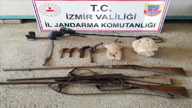 İzmir'de tarihi eser kaçakçılığı operasyonu