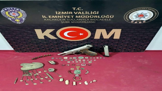 İzmir'de tarihi eser operasyonu