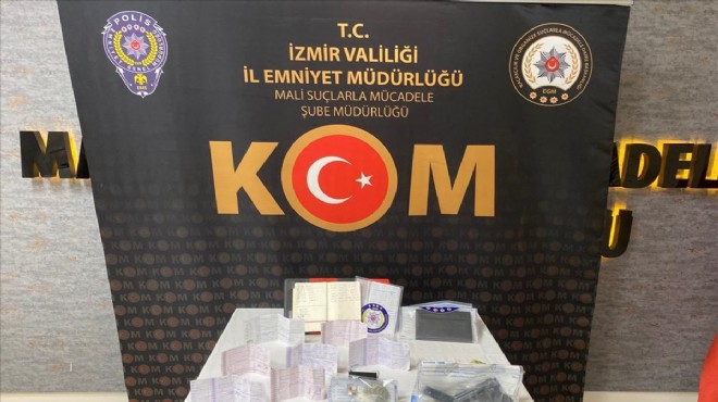 İzmir'de tefeci baskını: 60 kişiyi mağdur etmişler!