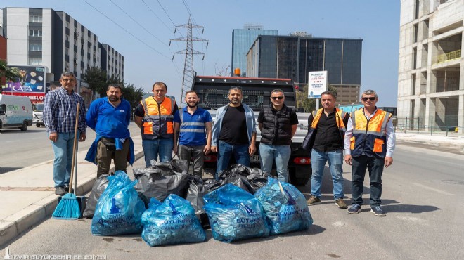 İzmir'de temizlik seferberliği: 850 personel her gün sahada!