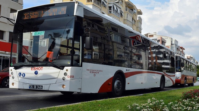 İzmir'de toplu ulaşıma sınav ayarı!