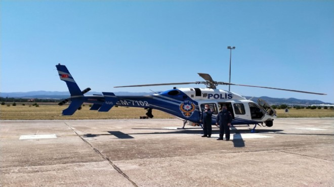 İzmir de trafiğe helikopterli denetim!