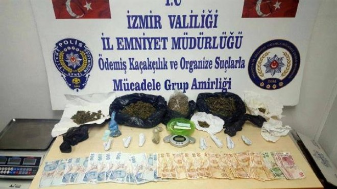 İzmir de uyuşturucu operasyonu: 1 tutuklama