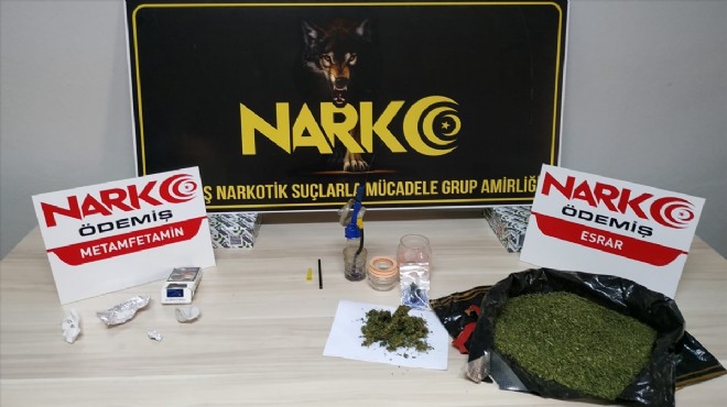 İzmir de uyuşturucu operasyonu