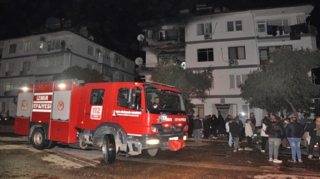 İzmir de yangın: 2 dairede hasar!