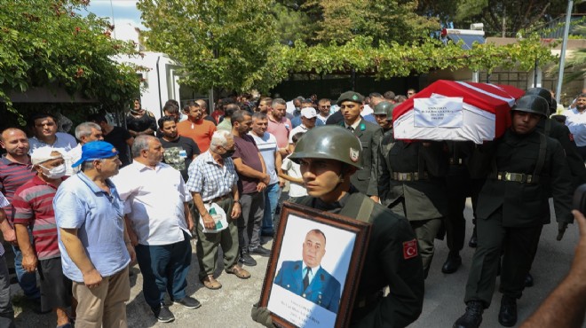 İzmir de astsubaya yürek yakan veda!