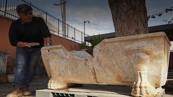 İzmir de kazı alanında sıra dışı buluntu