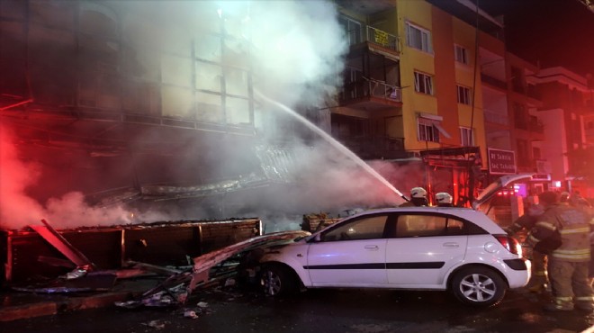 İzmir deki kız öğrenci yurdunda korkutan yangın!