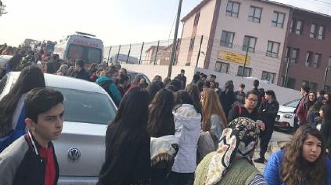 İzmir deki okulda patlama sonrası eğitime ara!