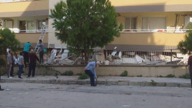 İzmir depremi sonrası ilk görüntüler!