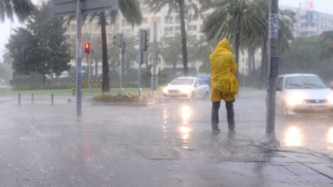 İzmir e  sarı  uyarı!