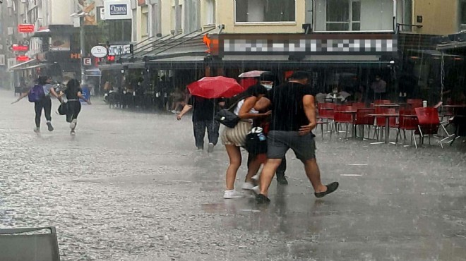 Meteorolojiden İzmir için 'sağanak' uyarısı!