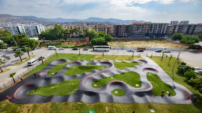 İzmir in ilk pump track parkuru kapılarını açıyor!