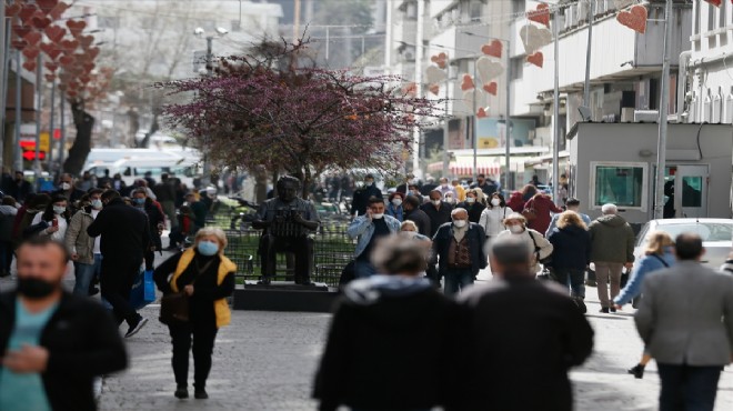 İzmir'in işlek caddelerinde korkutan yoğunluk!