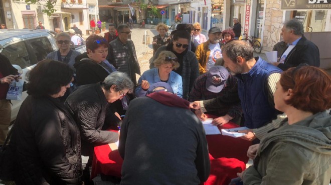 İzmir in turistik ilçesinde elektrik kesintisi isyanı!