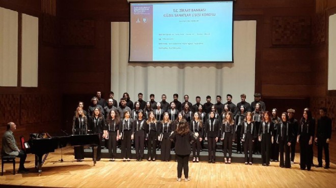 İzmir korolar festivaline yoğun ilgi